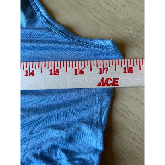 3* New Tan Tops Sexy Basics Women's Large Racerback PowerFlex Blue Peach Black - Picture 5 of 7